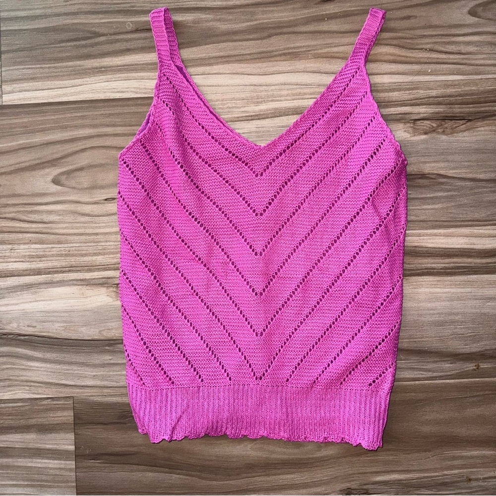 Purple Knit Women's Top